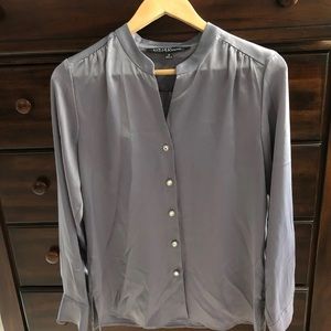 Kasper Dress Shirt gray/silver color size 8